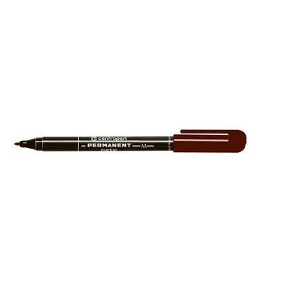 Маркер перманентний Centropen 2846 1 мм. Коричневий, (2846/07)