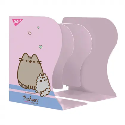 Подставка для учебников YES, Sweet Pusheen, металлическая, раздвижная, (470531)