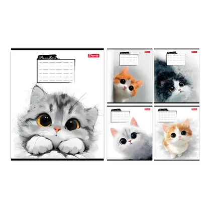 Зошит шкільний 1 Вересня 12 аркушів клітинка, Little Cat (768734)
