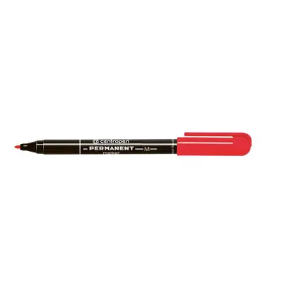 Маркер перманентный Centropen, 1 мм., Красный, 2846 (2846/02)