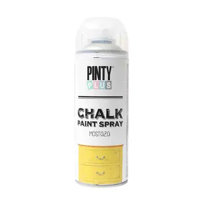 Фарба в аерозолі Chalk-finish 400 мл. на водній основі, Світло-жовта, Chalk-finish (NV100801)