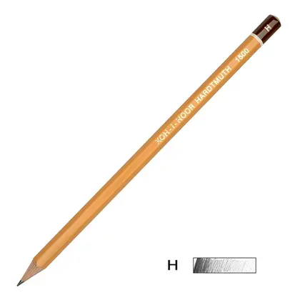 Чернографитный карандаш Koh-i-noor 1500, Н, , (1500.H)