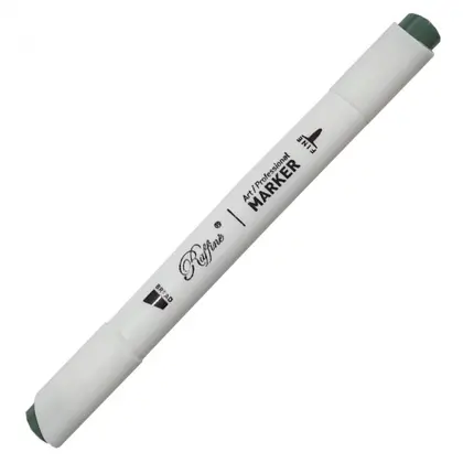 Маркер художній Marco двостороній B962 - Chromium Oxide Green, Raffine (7800-6CB(B962))