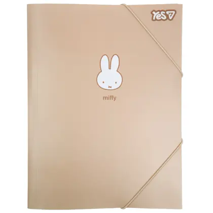 Папка на гумках YES А4 Бежева, Miffy (492407)
