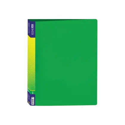 Папка з кільцями Economix А4, 2 кільця, 35 мм. пластикова, Зелена, (E30701-04)
