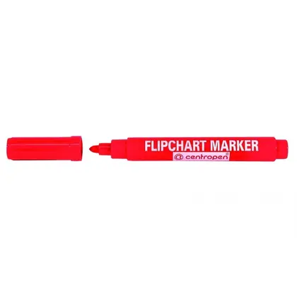 Маркер для фліпчарту Centropen 8550 2,5 мм. круглий, Червоний, (8550/02)