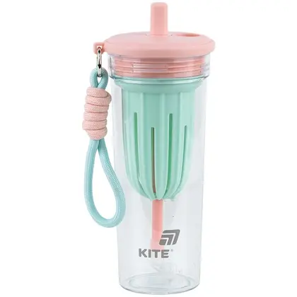 Стакан для воды KITE, 650 мл., тритан, розово-зеленый, (K25-1219-1)