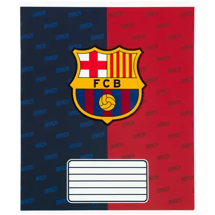 Зошит шкільний KITE 18 аркушів лінія, FC Barcelona (BC26-237)