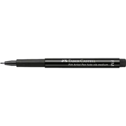 Маркер художній Faber-Castell PITT Artist Pen FUDE M Чорний, (167894)