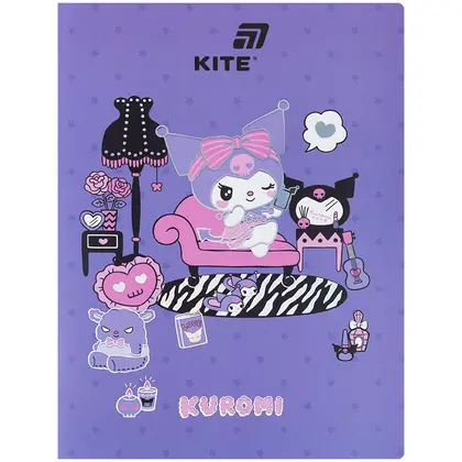Папка-органайзер KITE А4, 20 файлів Kuromi (HK25-249-1)