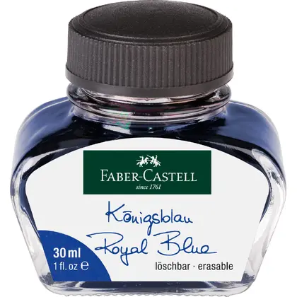 Чорнило Faber-Castell 30 мл. Синє, (149839)