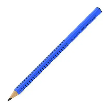 Чорнографітний олівець Faber-Castell GRIP 2001 JUMBO B Синій, (280352)
