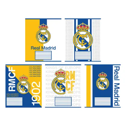 Зошит шкільний KITE 12 аркушів клітинка, FC Real Madrid (RL26-232)