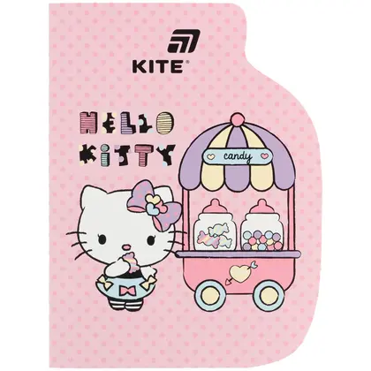 Блокнот KITE А6, 60 аркушів склейка, Hello Kitty (HK26-223-1)