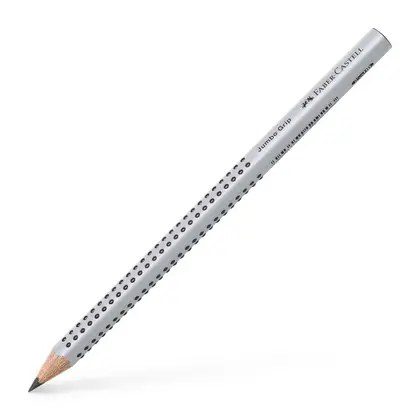Чернографитный карандаш Faber-Castell GRIP 2001 JUMBO, НB, Серый, (111920)