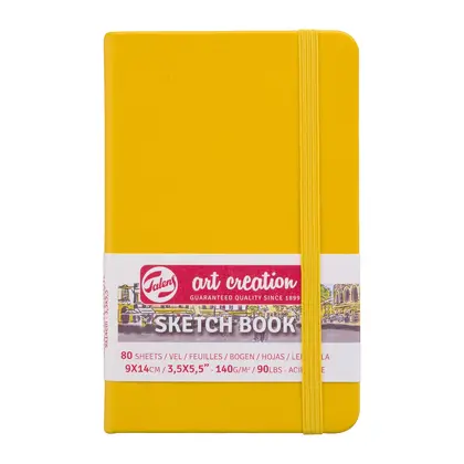 Альбом для графики Royal Talens Art Creation, 9*14 см., 80 листов, 140 г/м2, тверда обкладинка, Golden Yellow,  (9314111M)
