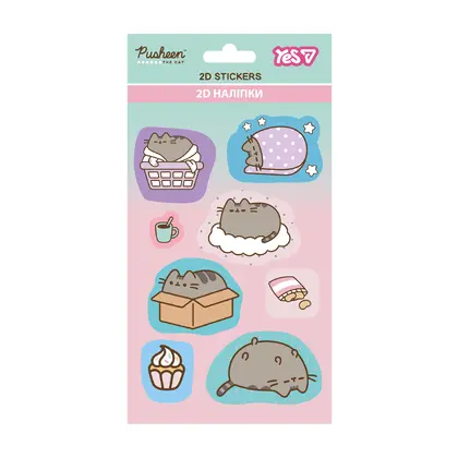 Наклейки YES, 2D, Pusheen.Snacks, (708842)