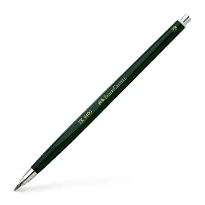 Цанговий олівець Faber-Castell 2 мм. 2B ТК 9400 (139402)