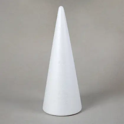 Заготовка из пенопласта, Конус, 1 шт., 30 см. (743138)
