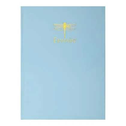 Книга канцелярська Buromax А4, 96 аркушів клітинка, Блакитна, FAVOURITE PASTEL (BM.2400-414)